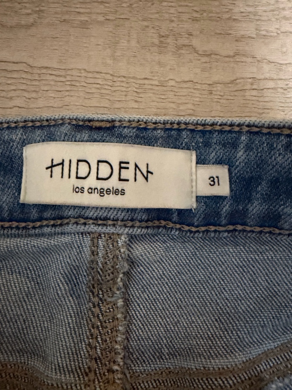 Hidden Jeans Size 31 High Rise Light Wash Denim - Picture 6 of 6